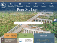 Tablet Screenshot of cityofpsl.com